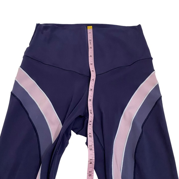 Aerie Chill Play Move Shades Of Purple Active Cropped Leggings, Size Medium - Picture 6 of 12